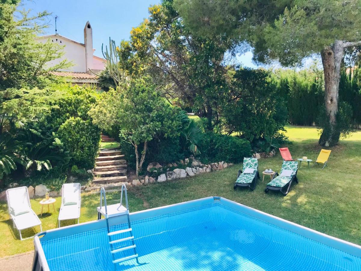 Casa Mediterranea Con Gran Jardin Y Piscina A 500 M De La Playa Roda de Bará Exterior foto
